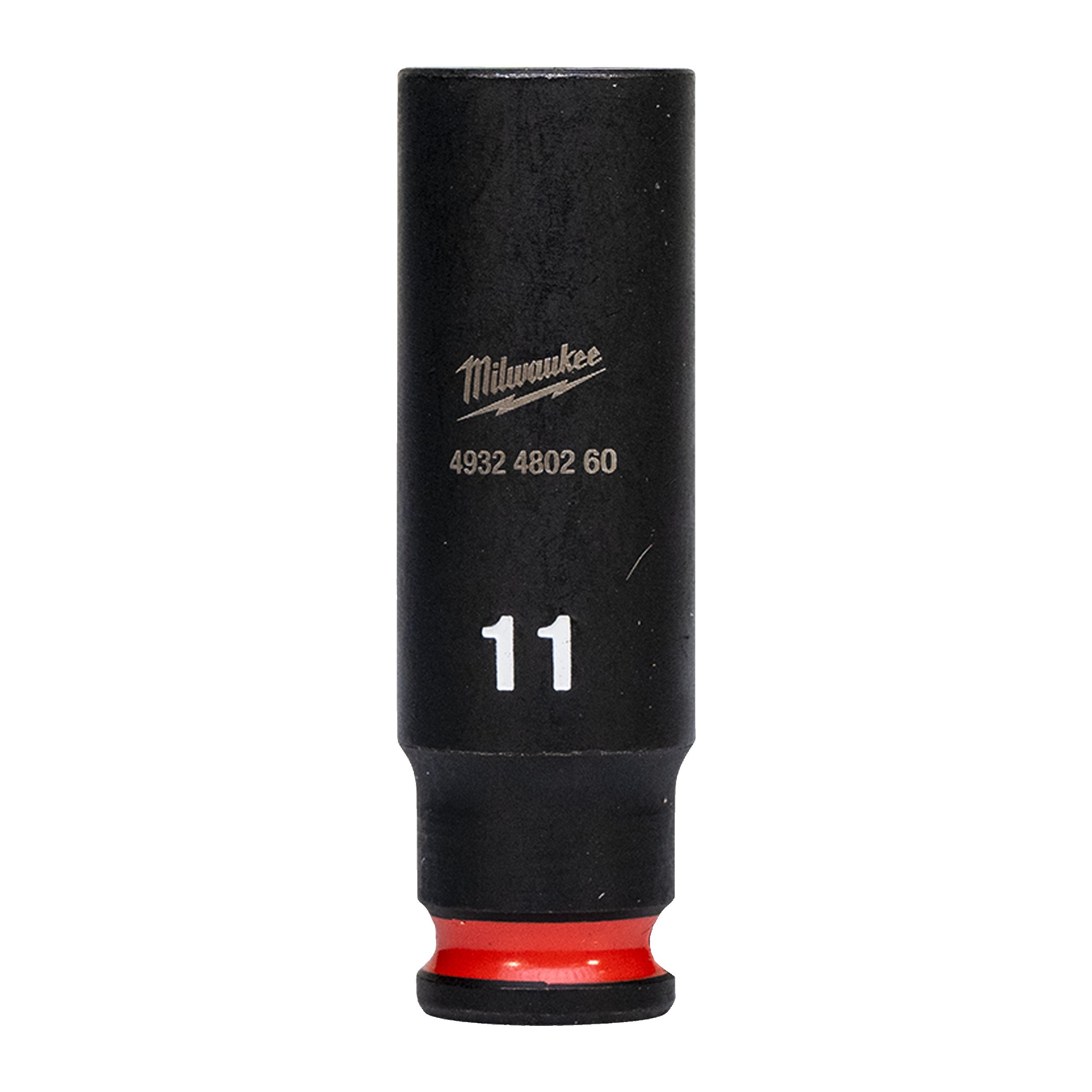 Milwaukee 11 Mm 1/4" Impact Socket Deep - 1 Pc SHOCKWAVE DUTY Sockets 4932480260