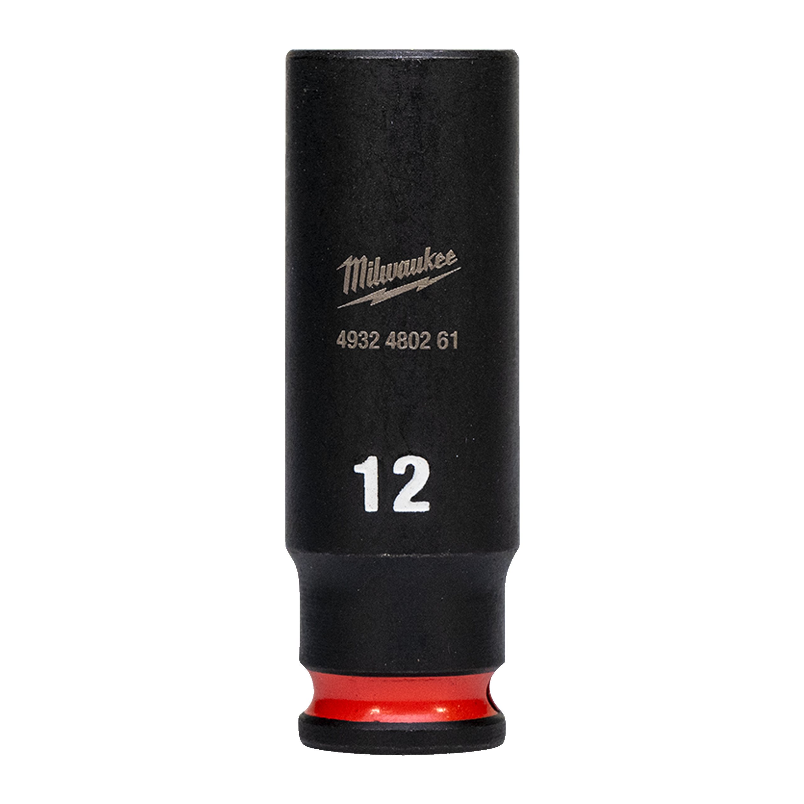 Milwaukee 12 Mm 1/4" Impact Socket Deep - 1 Pc SHOCKWAVE DUTY Sockets 4932480261