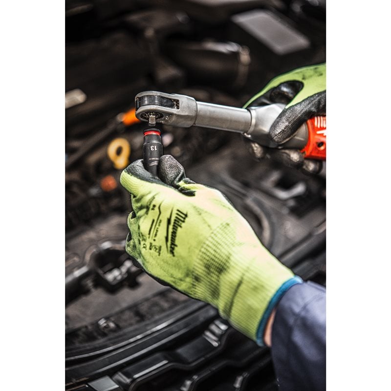 Milwaukee Průmyslové hlavice Shockwave 1/4" HEX 13mm dlouhé