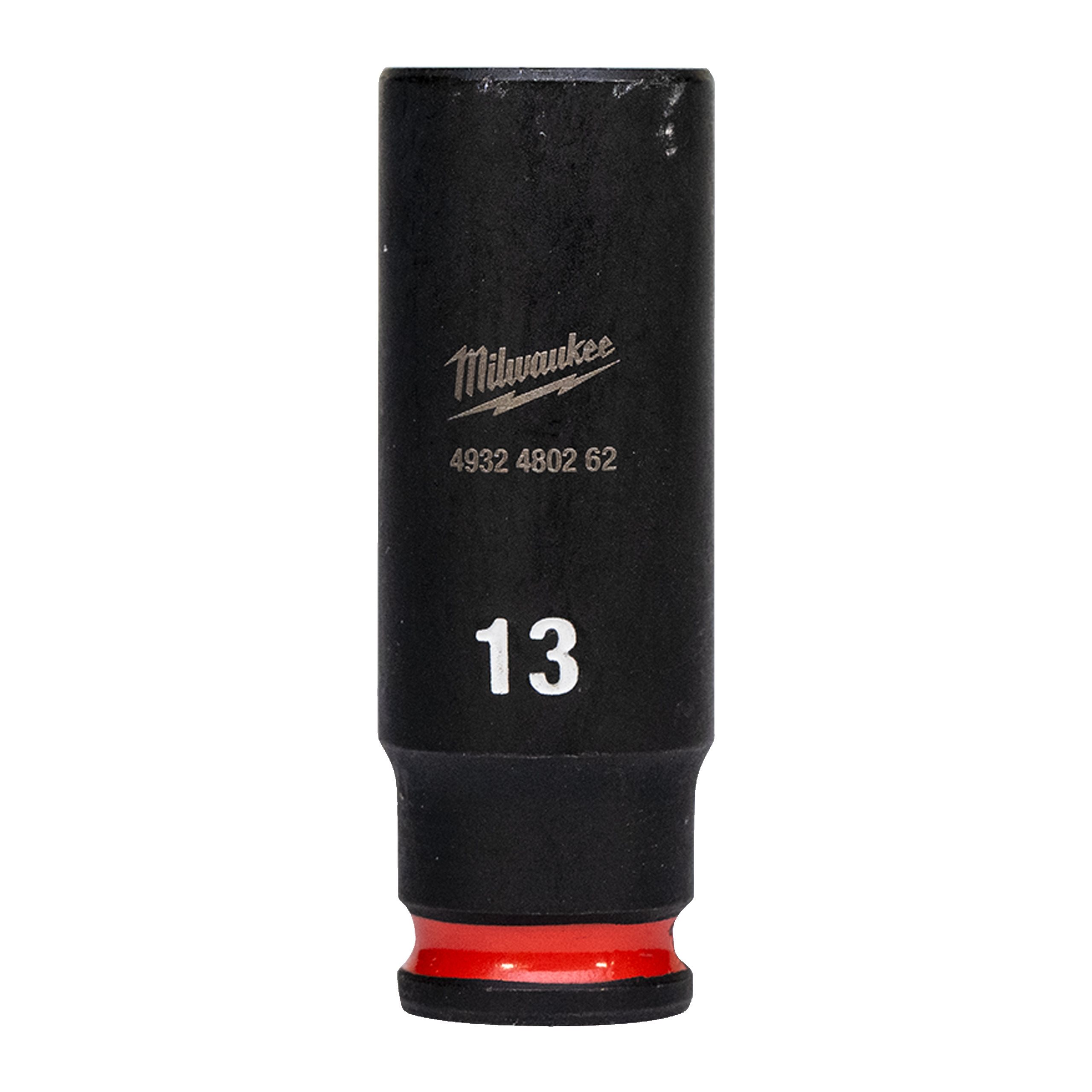 Milwaukee 13 Mm 1/4" Impact Socket Deep - 1 Pc SHOCKWAVE DUTY Sockets 4932480262