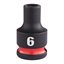 6 mm 3/8" impact socket STD - 1 pc