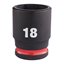 18 mm 3/8" impact socket STD - 1 pc