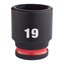 19 mm 3/8" impact socket STD - 1 pc