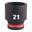 21 mm 3/8" impact socket STD - 1 pc