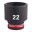 22 mm 3/8" impact socket STD - 1 pc