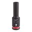 7 mm 3/8" impact socket deep - 1 pc