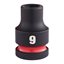 9 mm 1/2" impact socket STD - 1pc