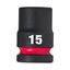 15 mm 1/2" impact socket STD - 1pc