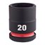 20 mm 1/2" impact socket STD - 1pc