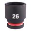 26 mm 1/2" impact socket STD - 1pc