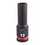 12 mm 1/2" impact socket deep - 1pc