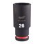 26 mm 1/2" impact socket deep - 1pc