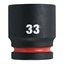 33 mm 3/4" impact socket STD - 1pc