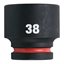 38 mm 3/4" impact socket STD - 1pc