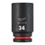 34 mm 3/4" impact socket deep - 1pc