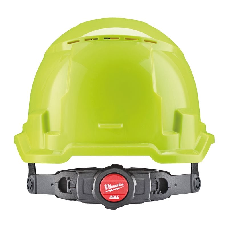 Milwaukee Pracovní přilba BOLT100 Hi-Vis žlutá s větracími otvory
