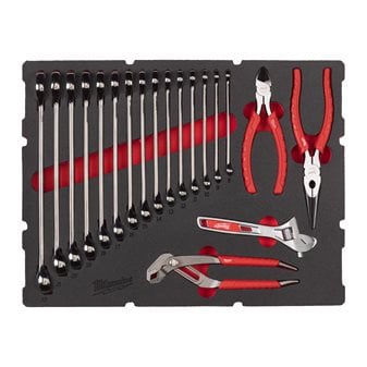 MAX BITE™ spanner and plier set PACKOUT™ foam insert