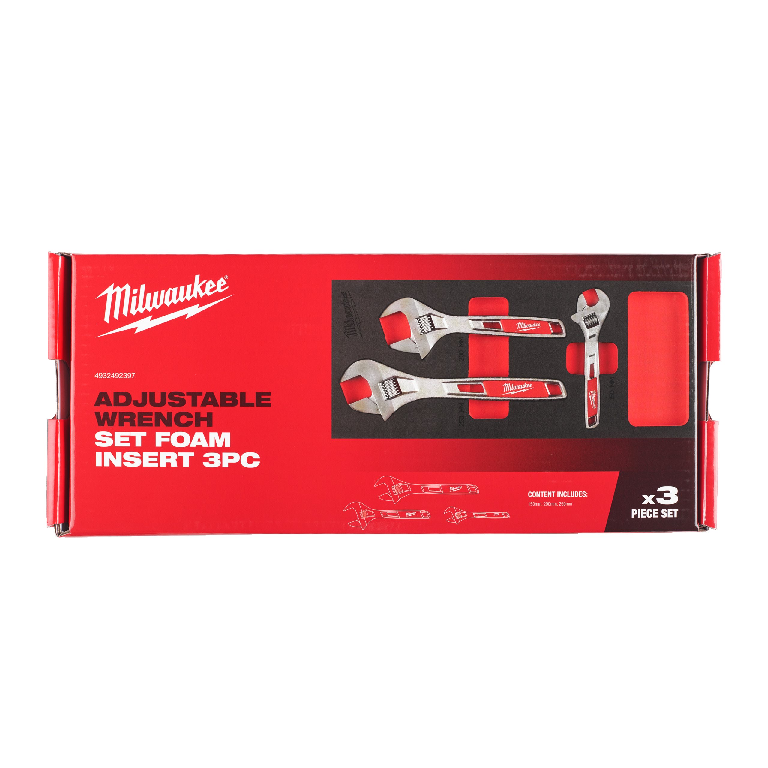Adjustable Wrench Foam Insert Set | Milwaukee Tool EU 