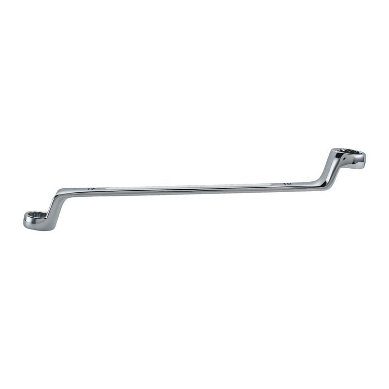 Milwaukee Vyhnutý oboustr. očkový klíč 75° 17x19mm