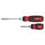 2 pc Ratcheting and Compact Ratcheting Multi-Bit Screwdriver Kit
