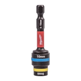 Chaves de caixa duplas com haste Hex. ¼″ magnéticas SHOCKWAVE™ Impact Duty™