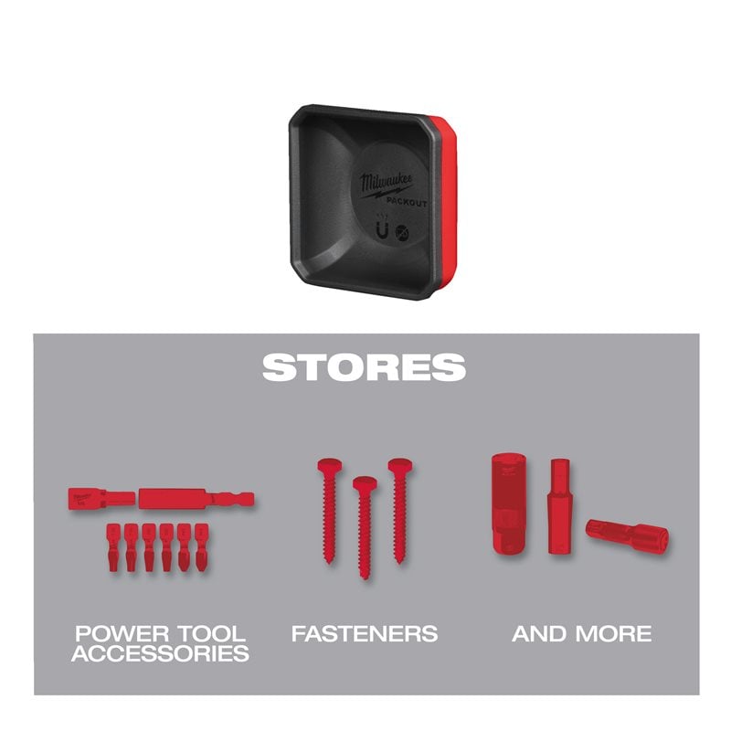 Milwaukee Packout magnetická miska 10x10cm