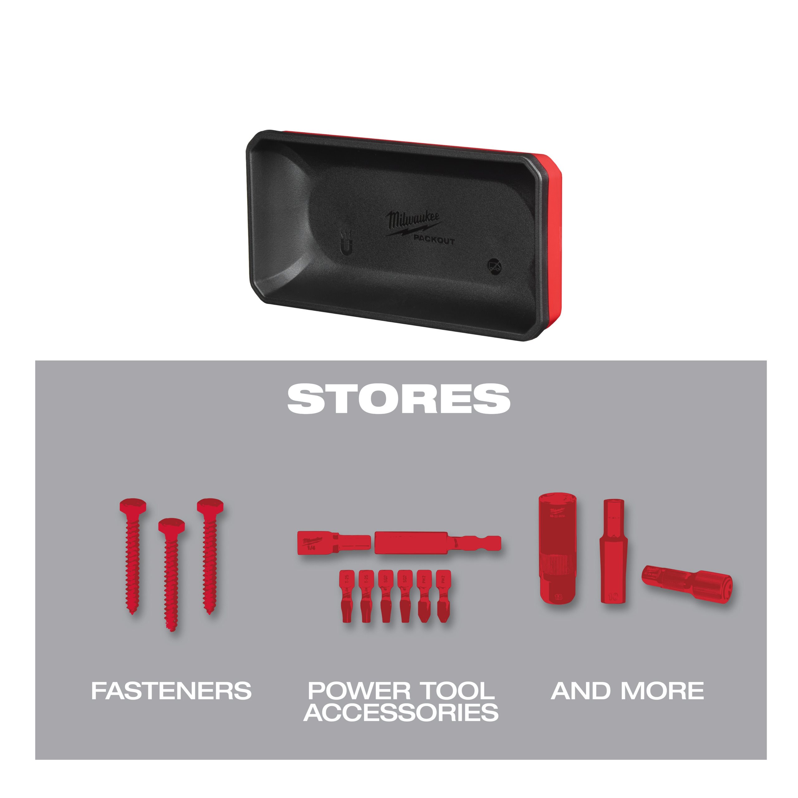 Packout Magnetic Bin 10 x 20 cm | Milwaukee Tool DE