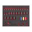 1/2" Sockets deep foam set 1 (34 pc)