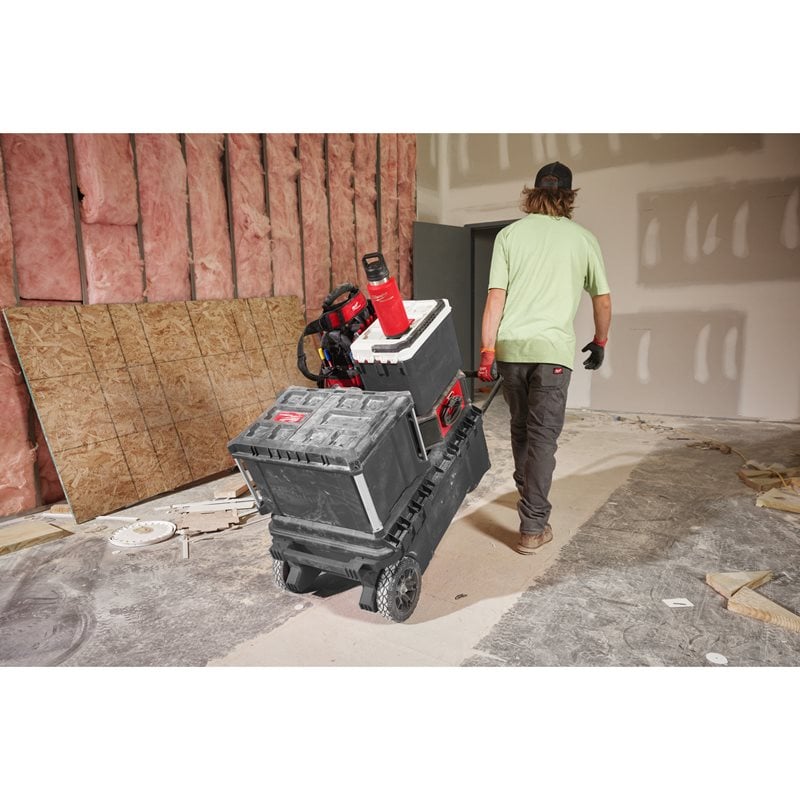 Milwaukee PACKOUT láhev 1065 ml s víčkem - červená