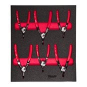 6 pc Circlip Pliers Foam Insert Set