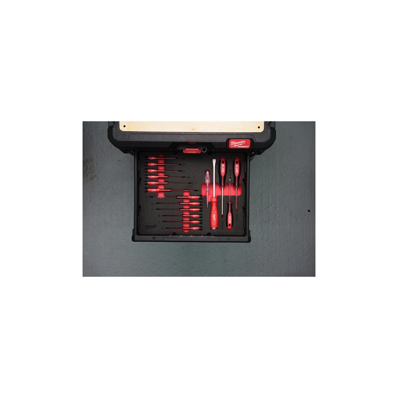 Milwaukee sada 13ks PACKOUT v pěnových vložek přesných šroubováků