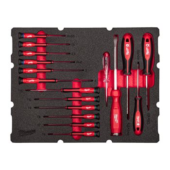 Packout Drawer Precision Screwdriver Foam Insert Set