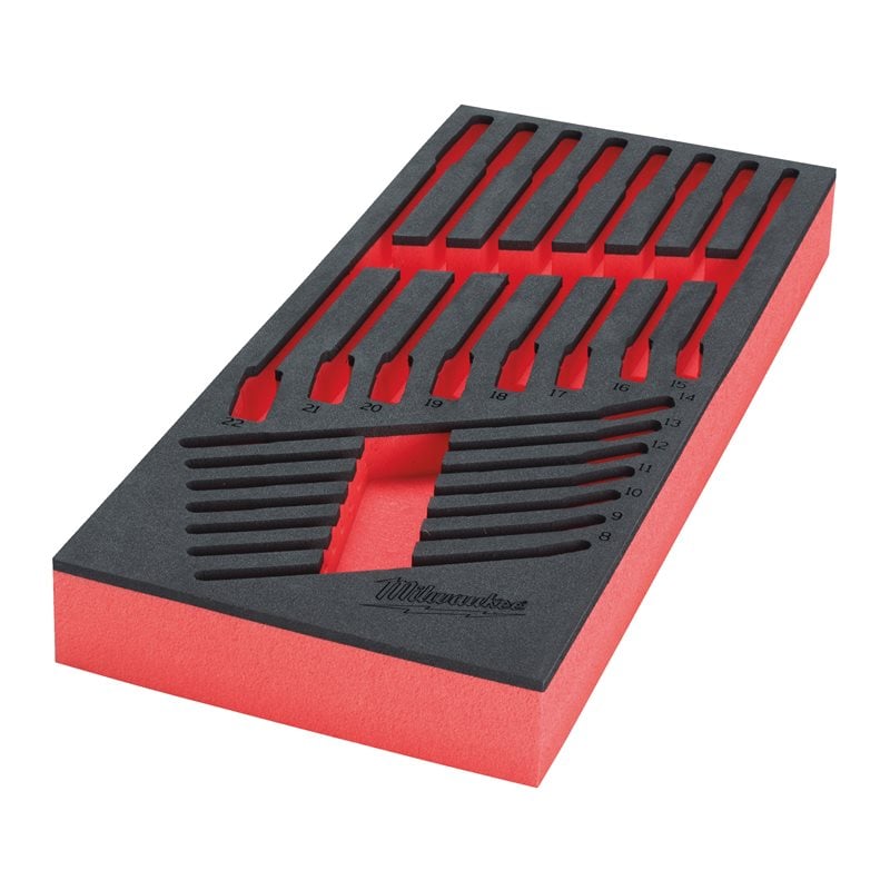 Milwaukee Prázdná pěnová vložka 15 ks sady klíčů Maxbite Flex