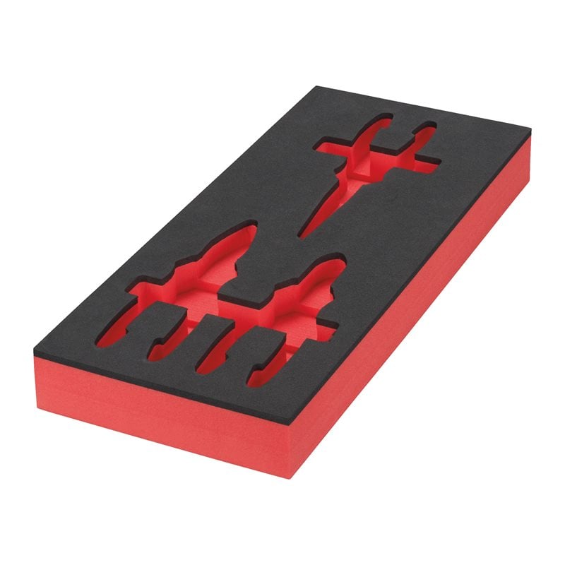 Milwaukee Prázdná sada 3ks  kleští pěnová vložka