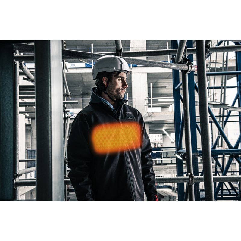 Milwaukee M12 HJBL6-0 (L) Vyhřívaná Bunda Černá