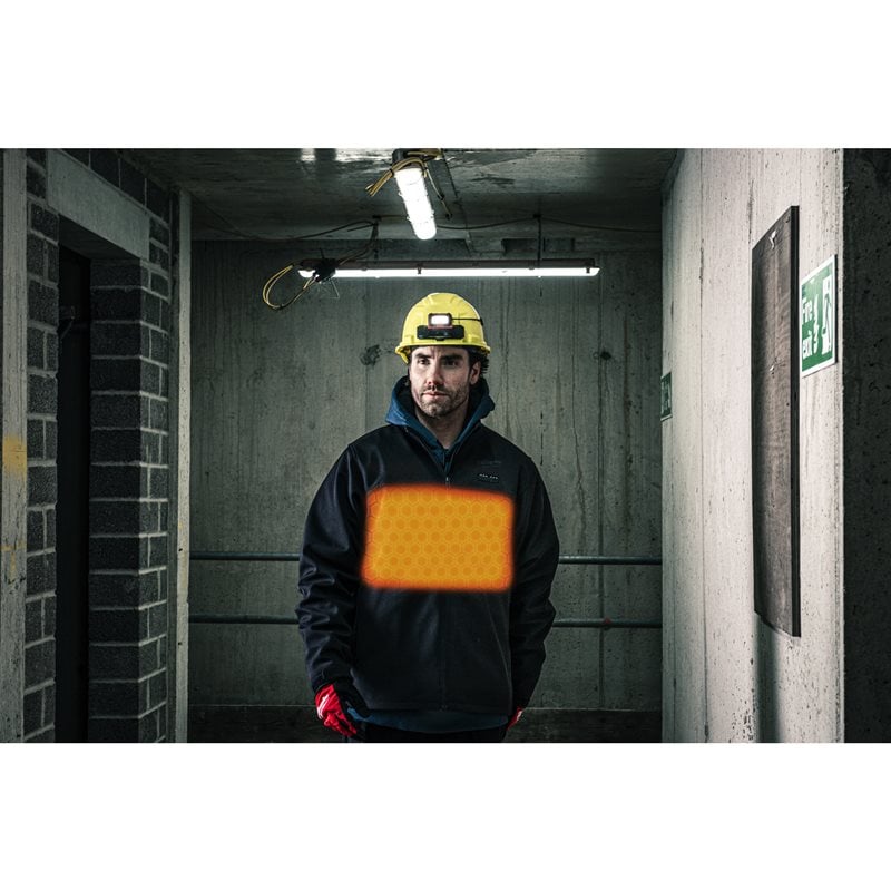 Milwaukee M12 HJBL6-0 (XXL) Vyhřívaná Bunda Černá