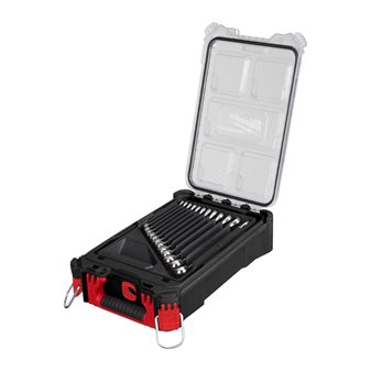 15 pc MAXBITE combination spanner set with PACKOUT™ compact organiser