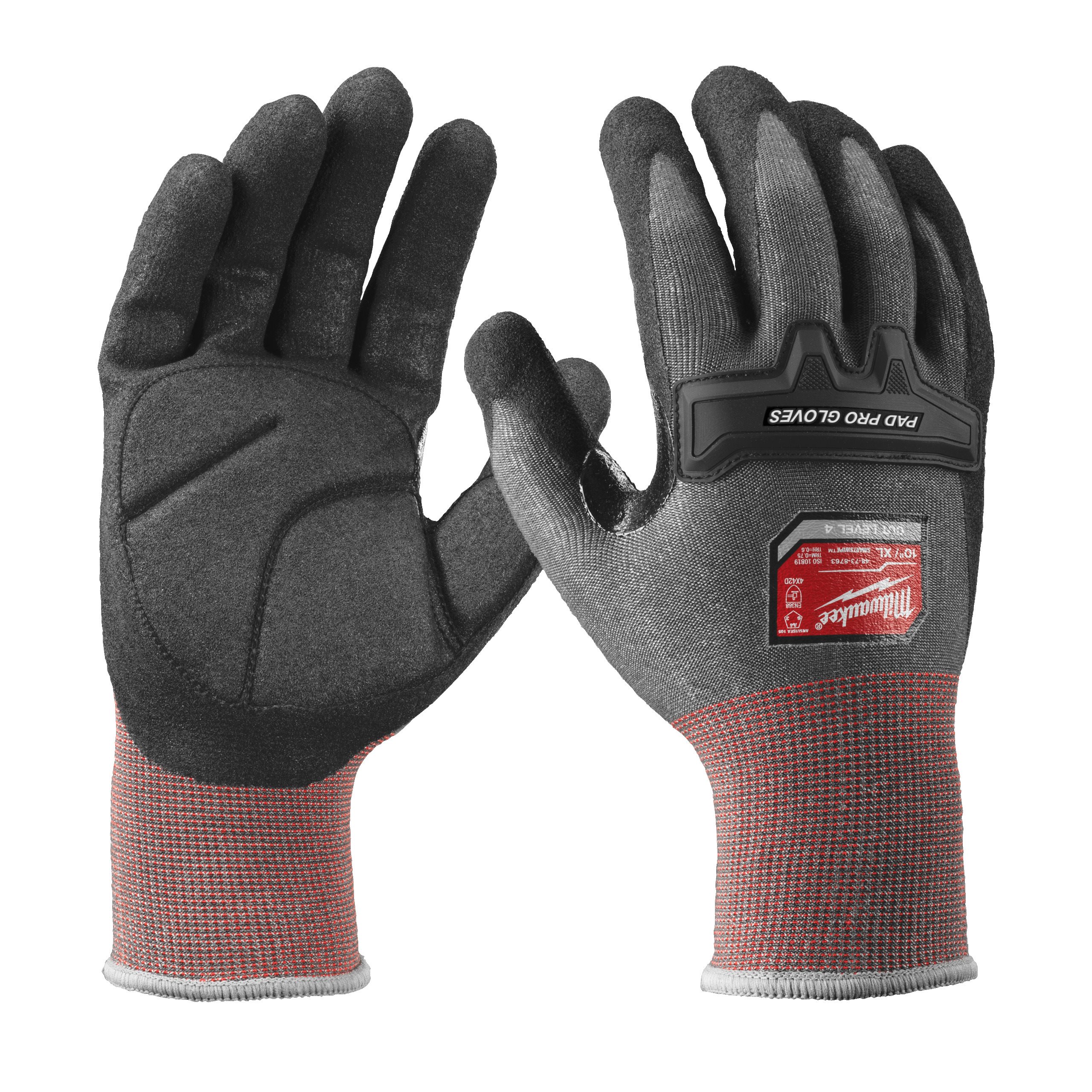 Milwaukee PAD PRO Cut D Gloves - 10/XL 1 Pc 4932498504