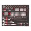1/4" , 3/8" , 1/2" Ratchet and Socket Foam Insert Set