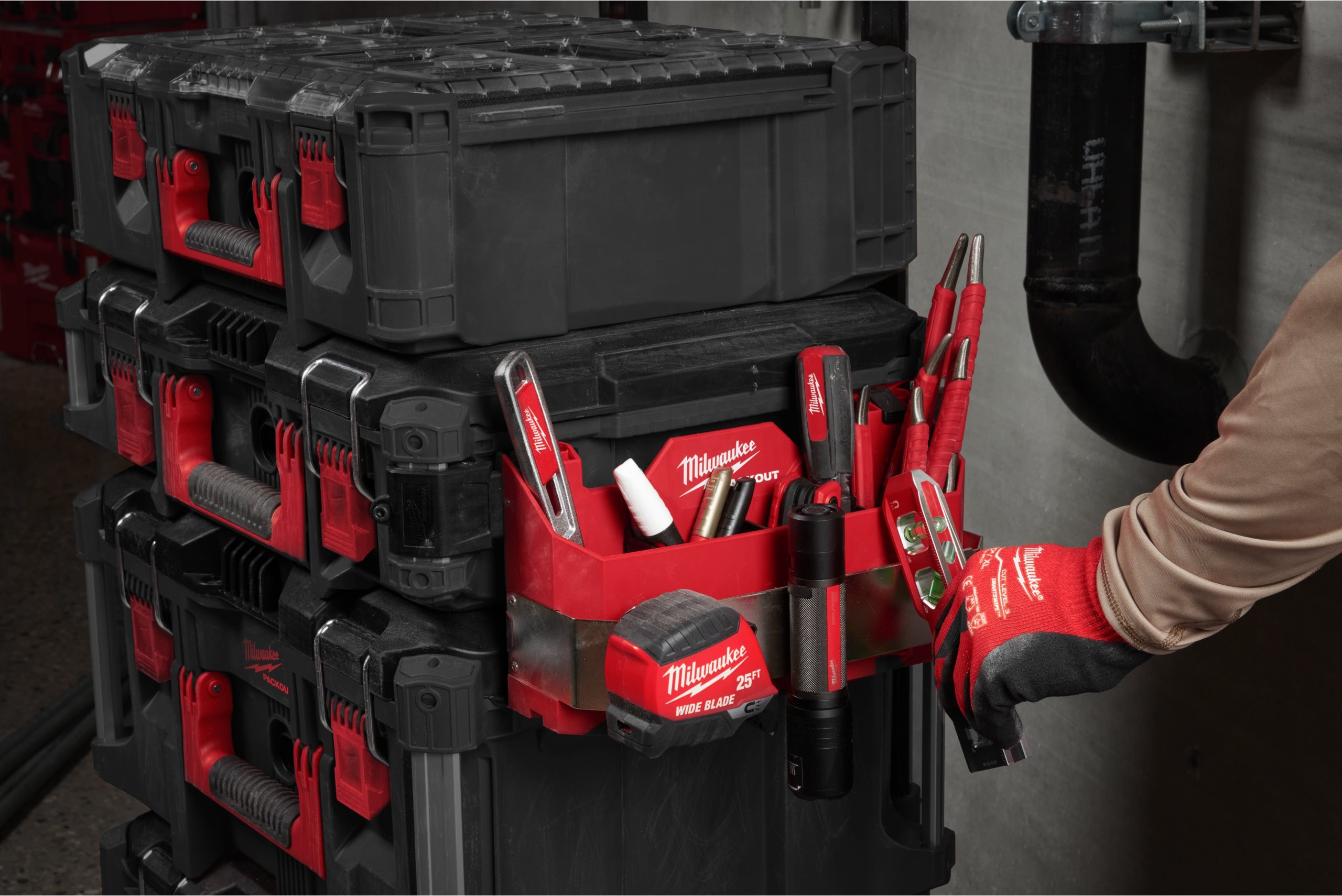Packout Side Mount Hand Tool Holder PACKOUT™ Side Mounts Milwaukee