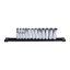 12 pc 3/8" Drive Deep-12 Point Socket Set - Metric