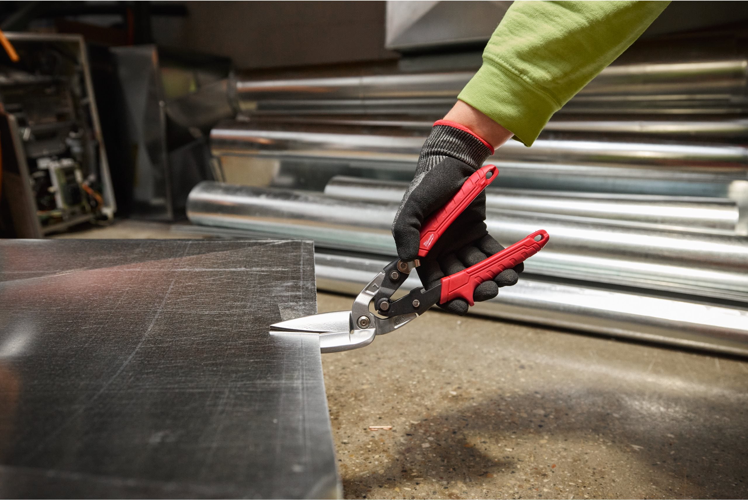 Long Cut Offset Left Aviation Snips | Snips And Scissors | Milwaukee ...