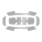 BOLT™ Reflective stickers - Silver - 1 set