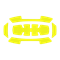 BOLT™ Reflective stickers - Yellow - 1 set