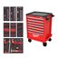 Filled TOOLGUARD™ 27˝/69 cm 7 drawer steel storage rolling cabinet 131pc -Universal tools