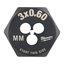 M3-0.60 mm HEX threading DIE