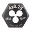 M4-0.75 mm HEX threading DIE