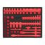 REPLACEMENT 36 pc Mixed Spanner Set Foam Insert
