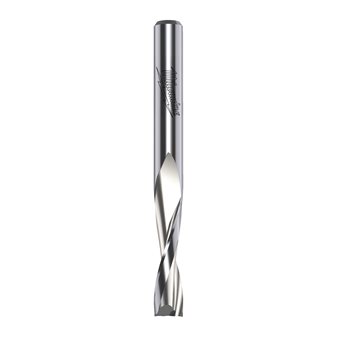 Upcut spiral solid carbide bits