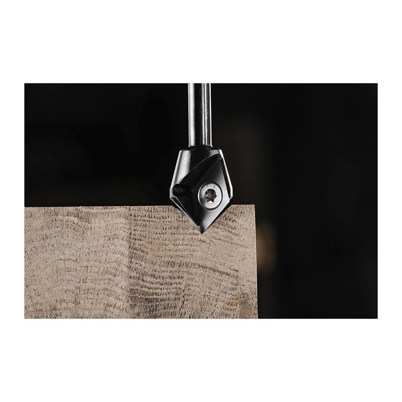 Milwaukee S8 V-drážkovací fréza 23 × 60 mm stopka 8 mm – ⌀23 mm